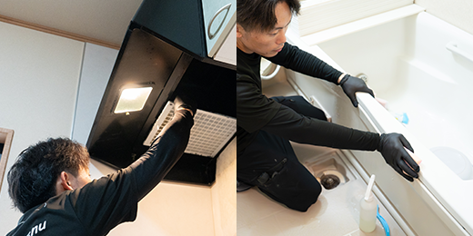 2箇所セット換気扇・お風呂