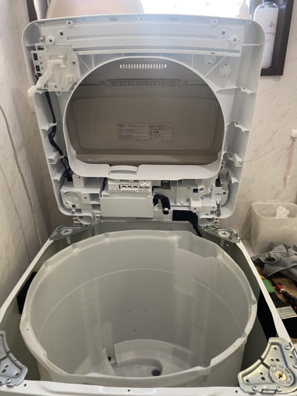 シャープ : ES-G7E3　洗浄後