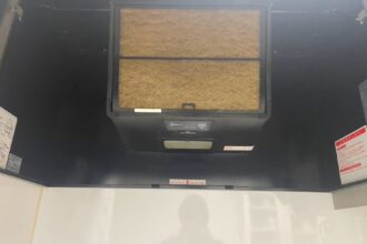 レンジフード換気扇クリーニング 日進市 シロッコファンの分解洗浄前